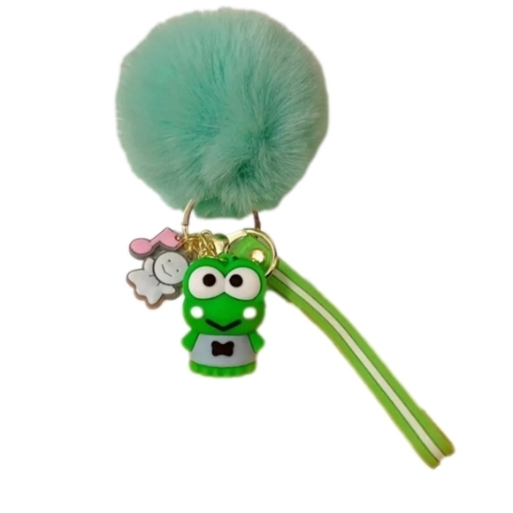 Sanrio Keroppi Keychain With Strap - Picture 4 of 8